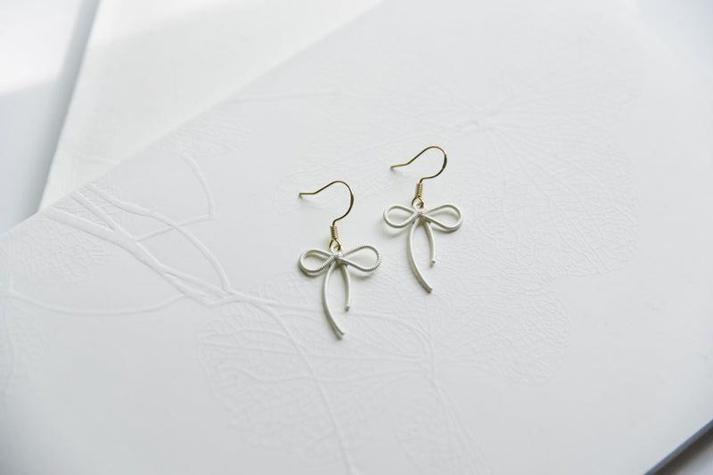 Minimalist Bow Earrings