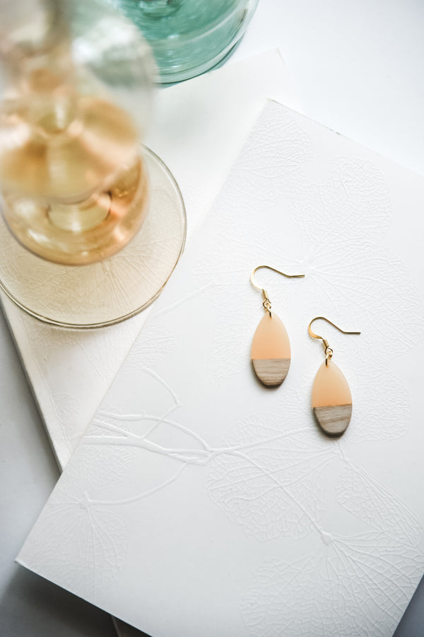 Golden Hour Resin Earrings