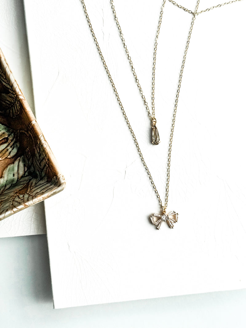 New Holiday Crystal Necklaces