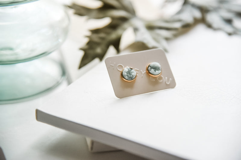 Fall Neutral Druzy Studs