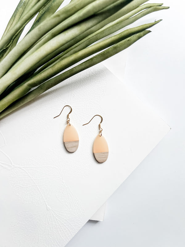 Golden Hour Resin Earrings