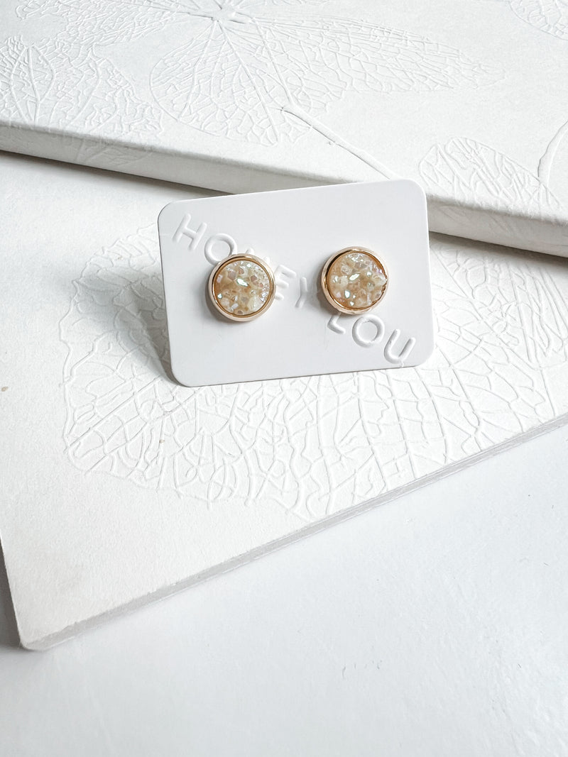 Drift & Dune Druzy Studs