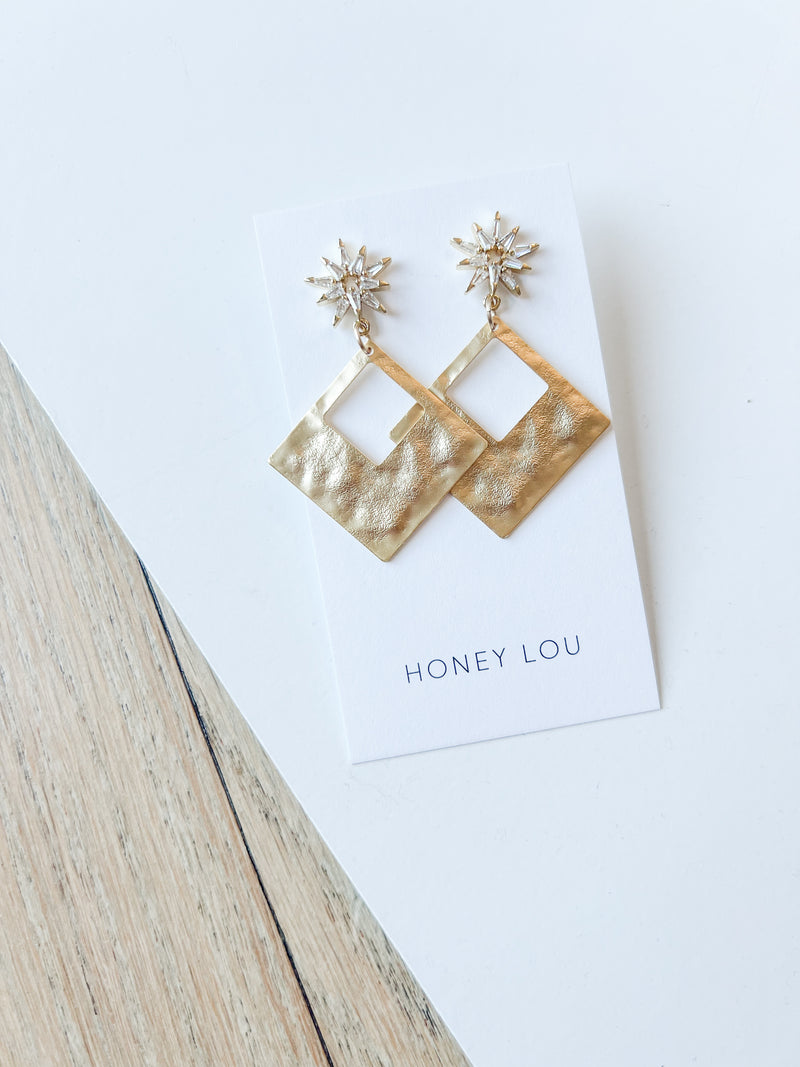 Luxe Crystal Star Earrings