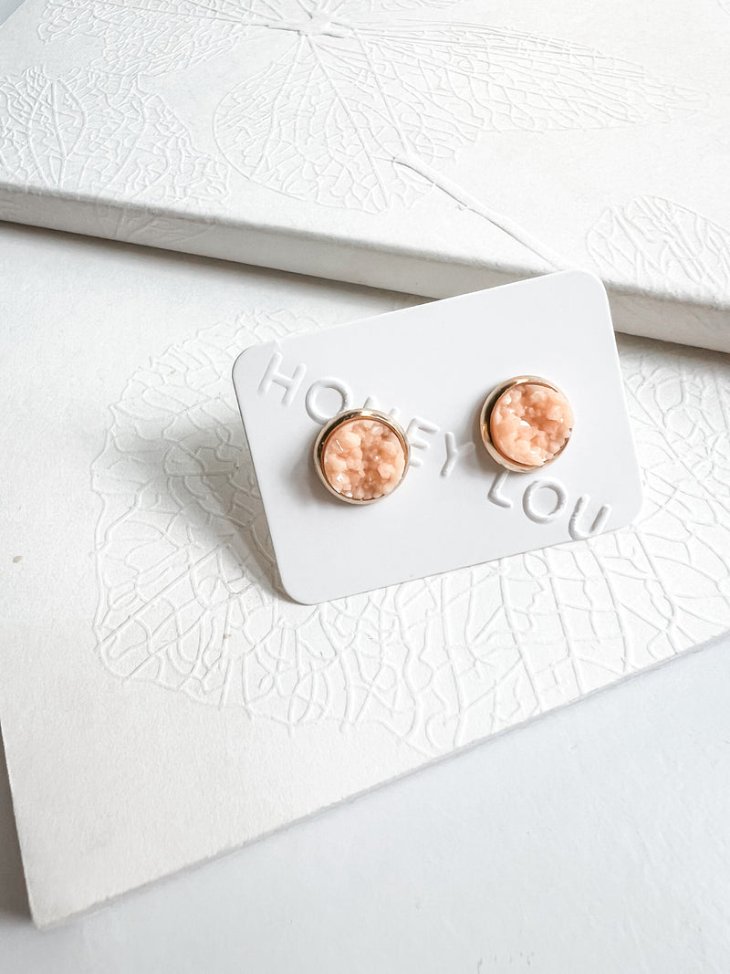 Drift & Dune Druzy Studs