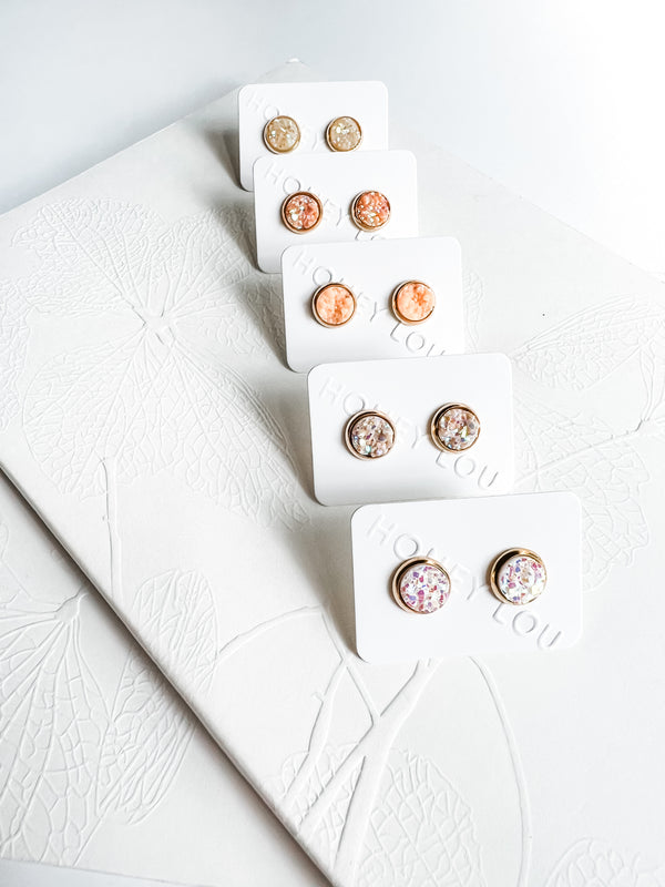Drift & Dune Druzy Studs