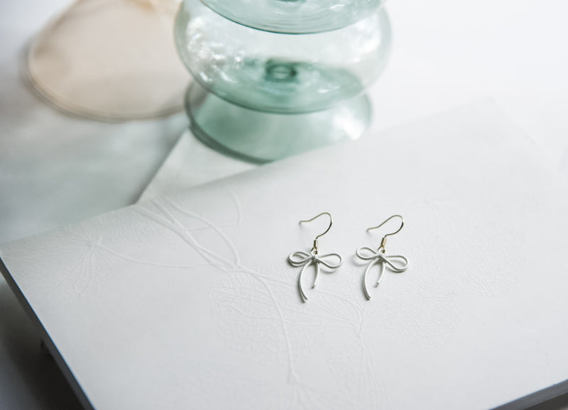 Minimalist Bow Earrings